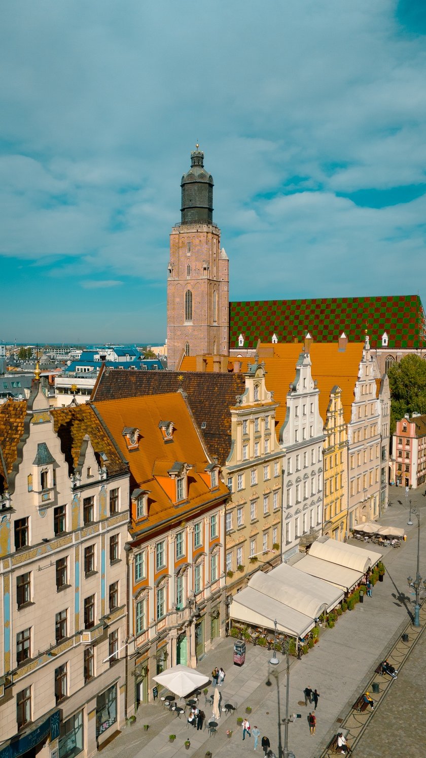 Wrocław z drona. Rynek
