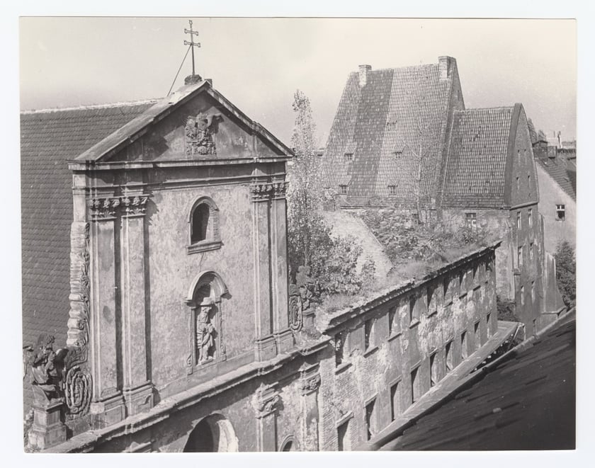 Kości&oacute;ł św. Anny, zniszczenia. 1950&nbsp;