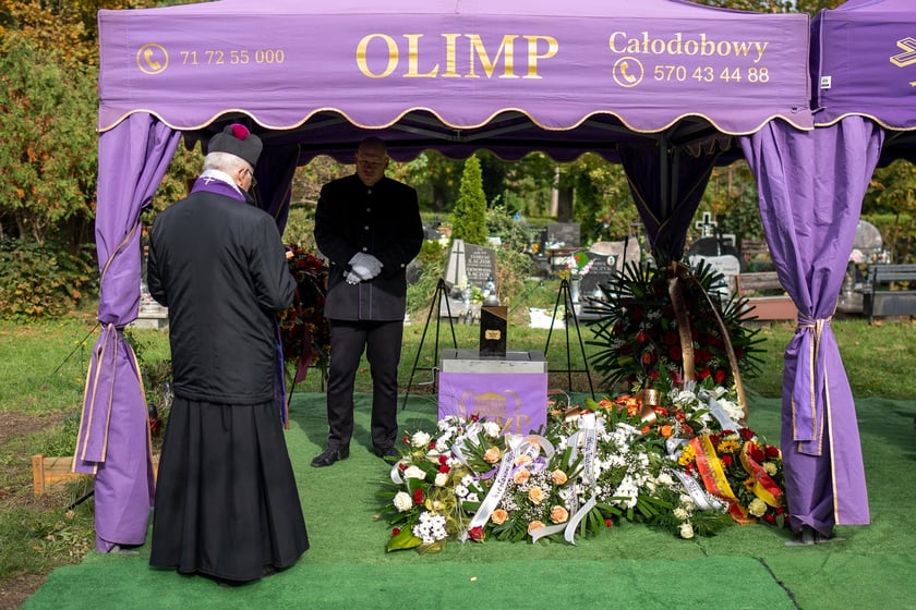 Pogrzeb Wiesława Hejno na Cmentarzu Osobowickim