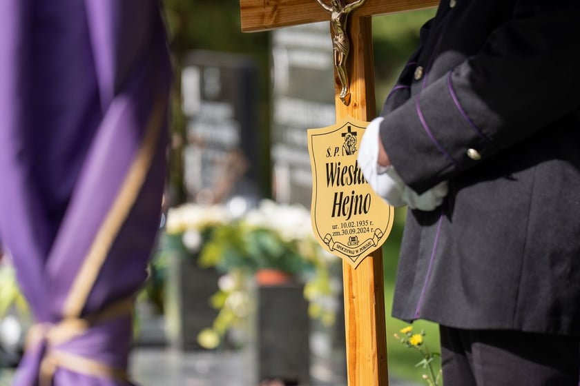 Pogrzeb Wiesława Hejno na Cmentarzu Osobowickim