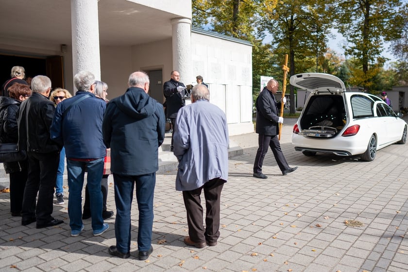 Pogrzeb Wiesława Hejno na Cmentarzu Osobowickim