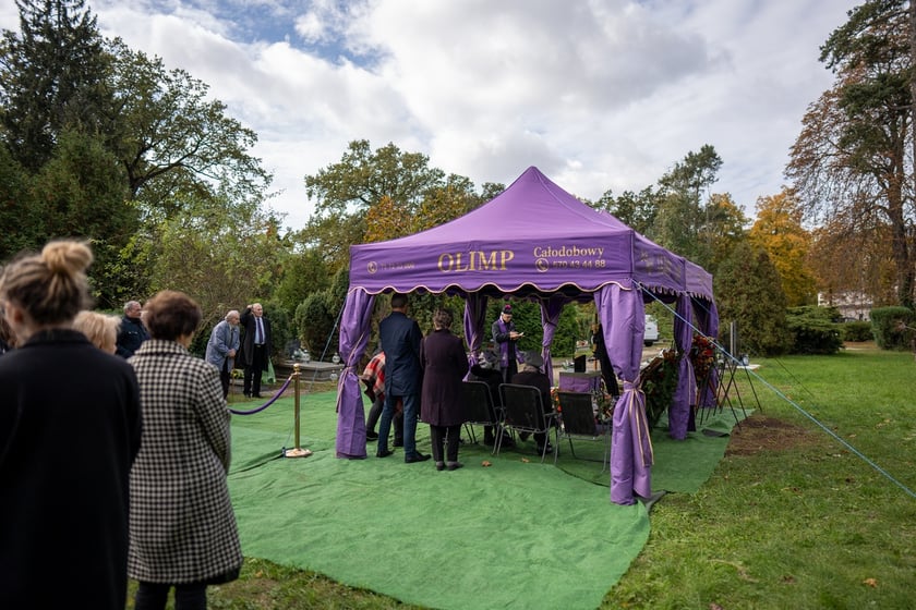 Pogrzeb Wiesława Hejno na Cmentarzu Osobowickim