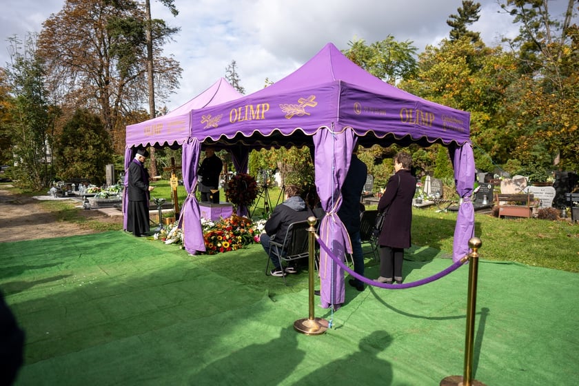 Pogrzeb Wiesława Hejno na Cmentarzu Osobowickim