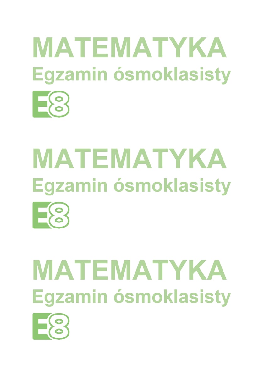 Egzamin ósmoklasisty 2025 z CKE - matematyka - arkusz 14 maja