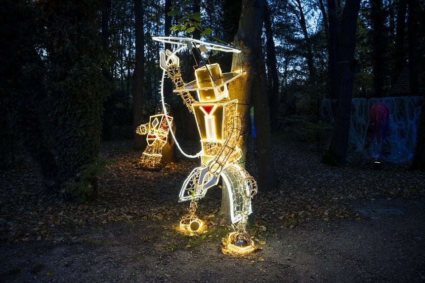 Lumina Park w Zamku Topacz pod Wrocławiem