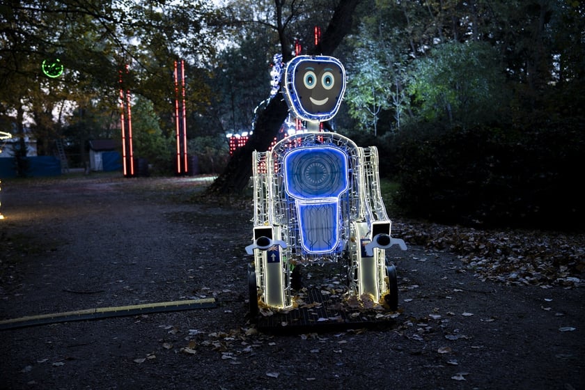 Lumina Park w Zamku Topacz pod Wrocławiem