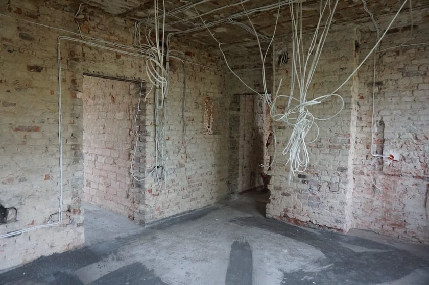 Wnętrza budynku przy Wilczej