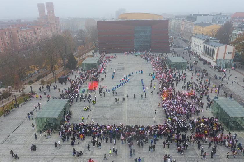 Radosna Parada Niepodległości. Wrocław, 11.11.2024