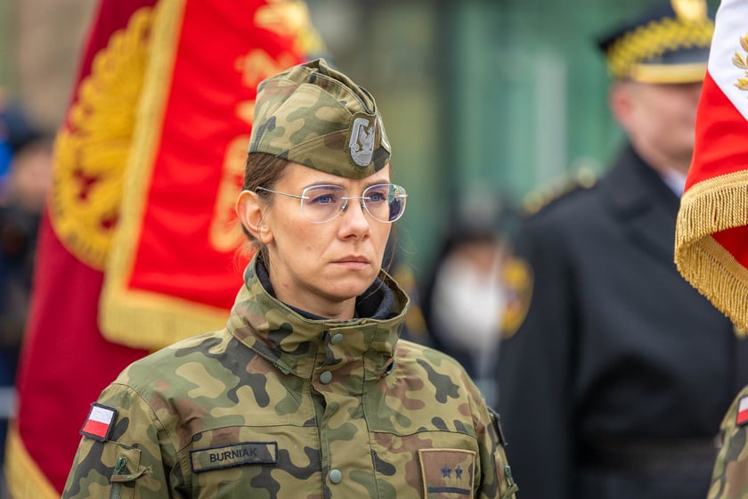 Uroczystości z okazji Narodowego Święta Niepodległości na placu Wolności we Wrocławiu - 11.11.2024