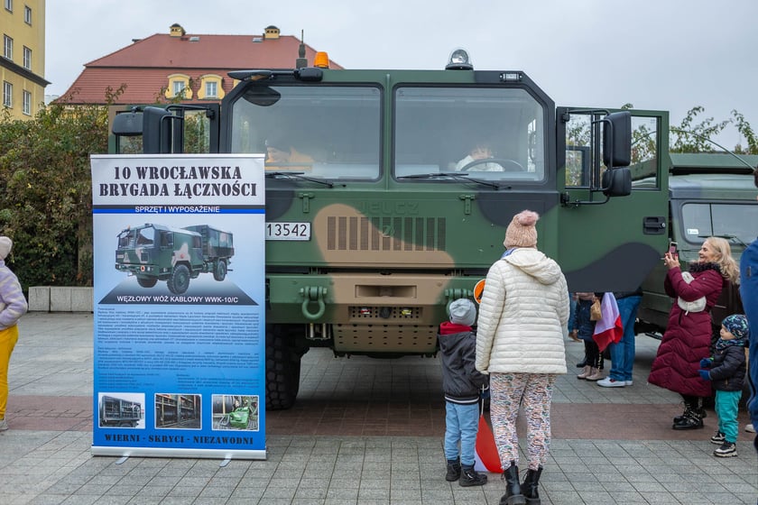 Uroczystości z okazji Narodowego Święta Niepodległości na placu Wolności we Wrocławiu - 11.11.2024