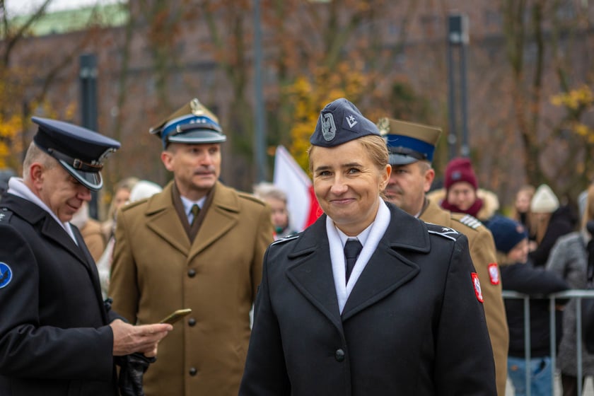 Uroczystości z okazji Narodowego Święta Niepodległości na placu Wolności we Wrocławiu - 11.11.2024