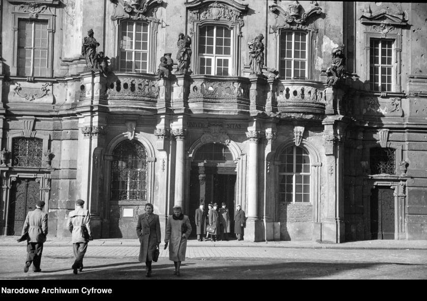 Wrocław w 1950 roku.&nbsp;