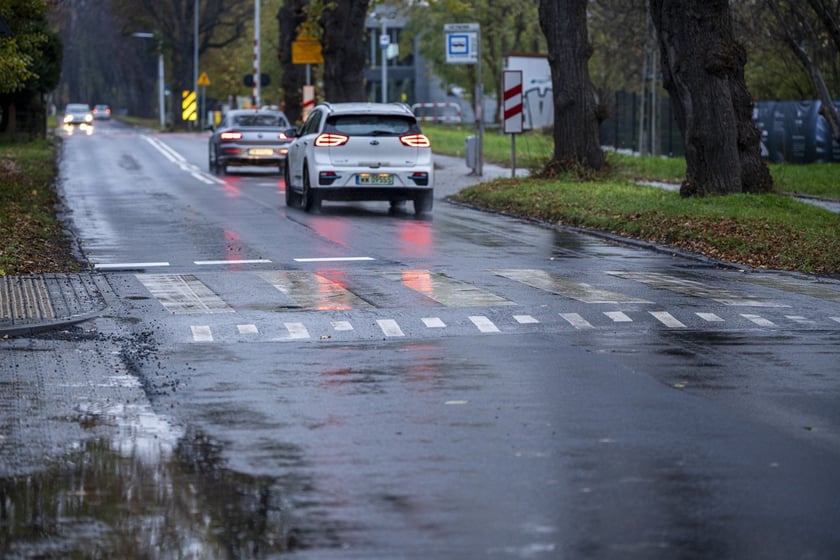 Ulica Ołtaszyńska 17 listopada 2024 roku