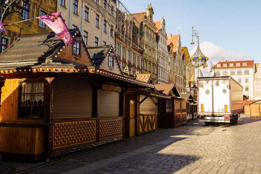 W Rynku powstaje Wrocławski Jarmark Bożonarodzeniowy 2024