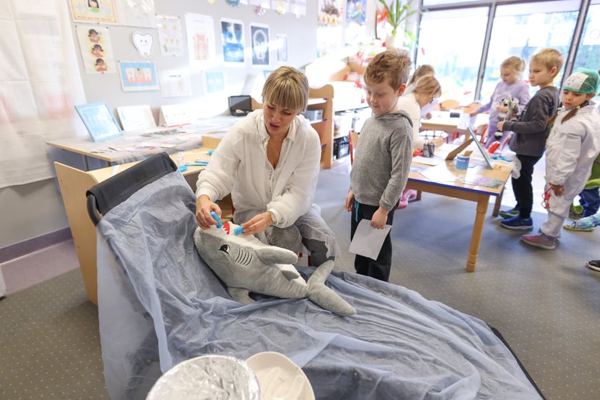 Klinika pluszowego misia w przedszkolu "Niezapominajka". Wrocław, 25.11.2024