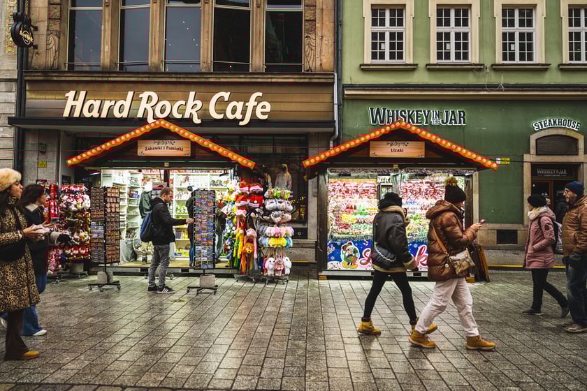 Wrocławski Jarmark Bożonarodzeniowy 2024 w dniu otwarcia (29 listopada)