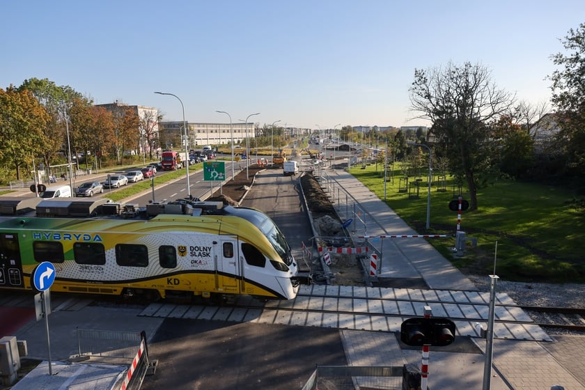 Budowa TAT na Jagodno w październiku 2024 roku