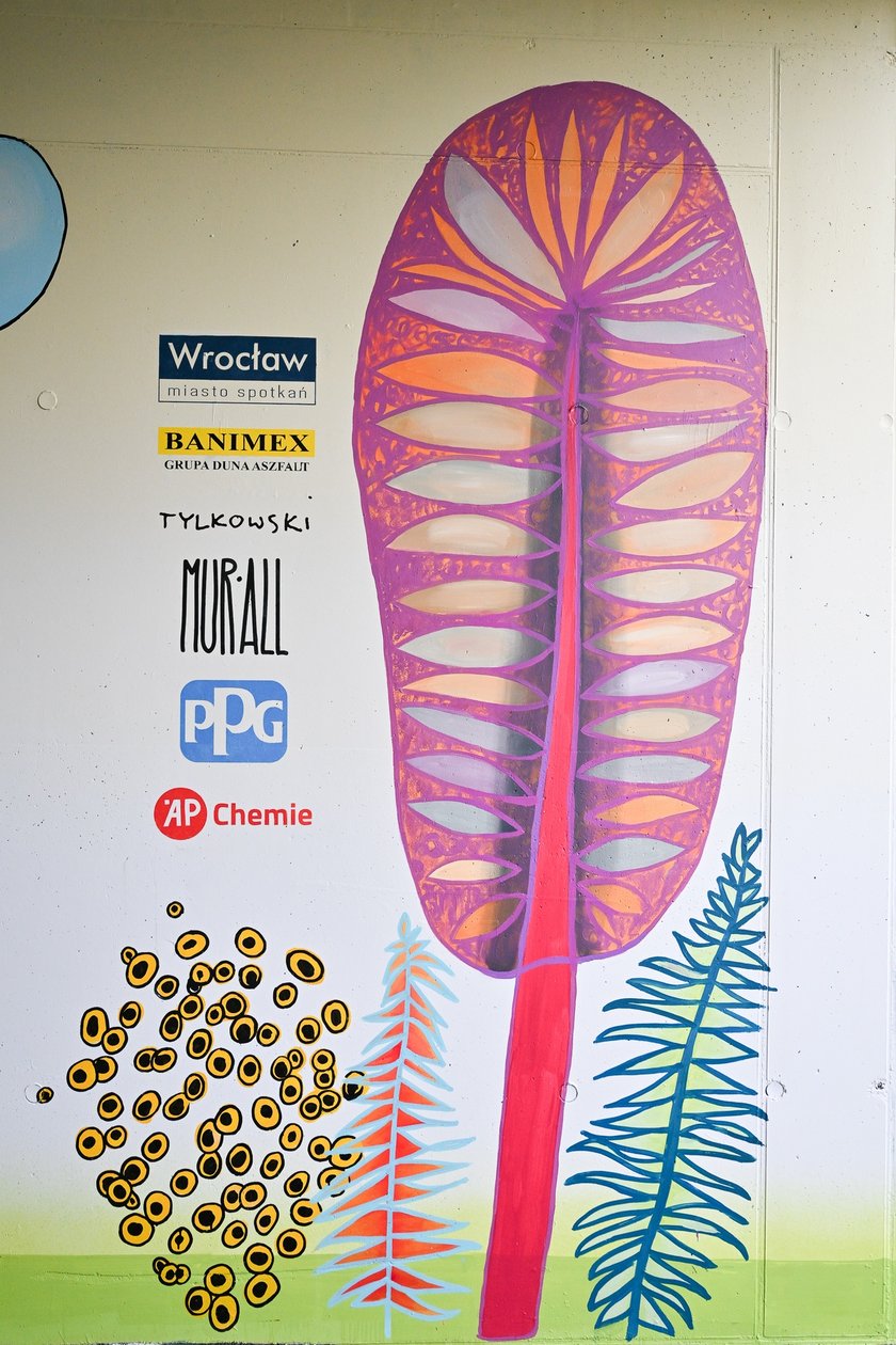 nowy mural na Alei Wielkiej Wyspy