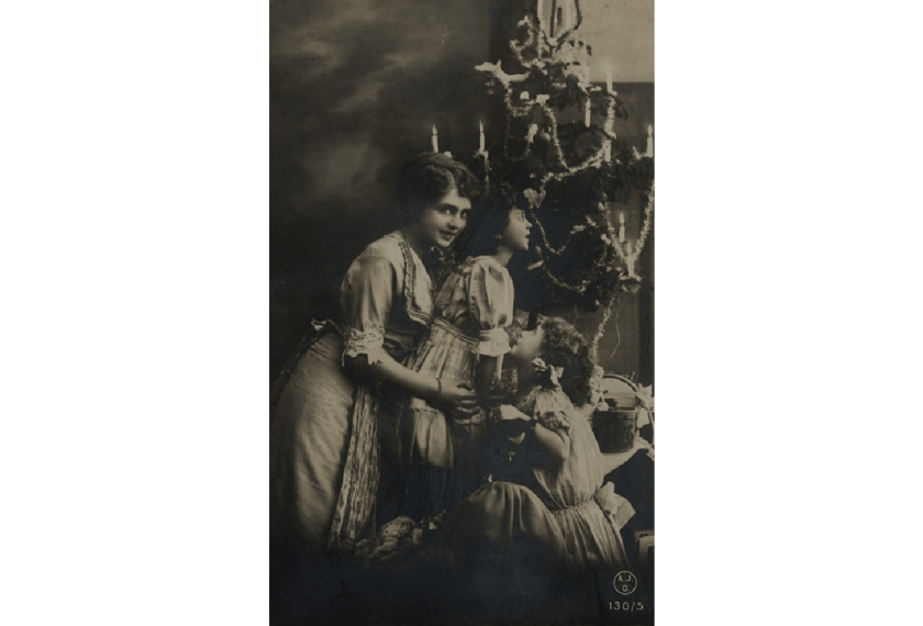 Dawna kartka świąteczna ze zbiorów Polony