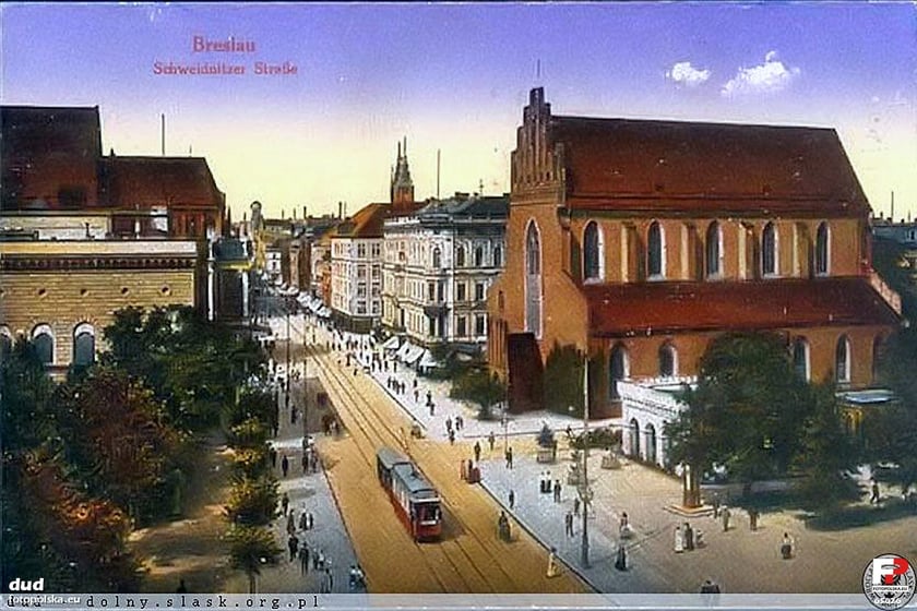 Ulica Świdnicka we Wrocławiu przed II wojną światową