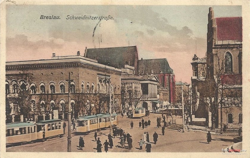 Ulica Świdnicka we Wrocławiu przed II wojną światową