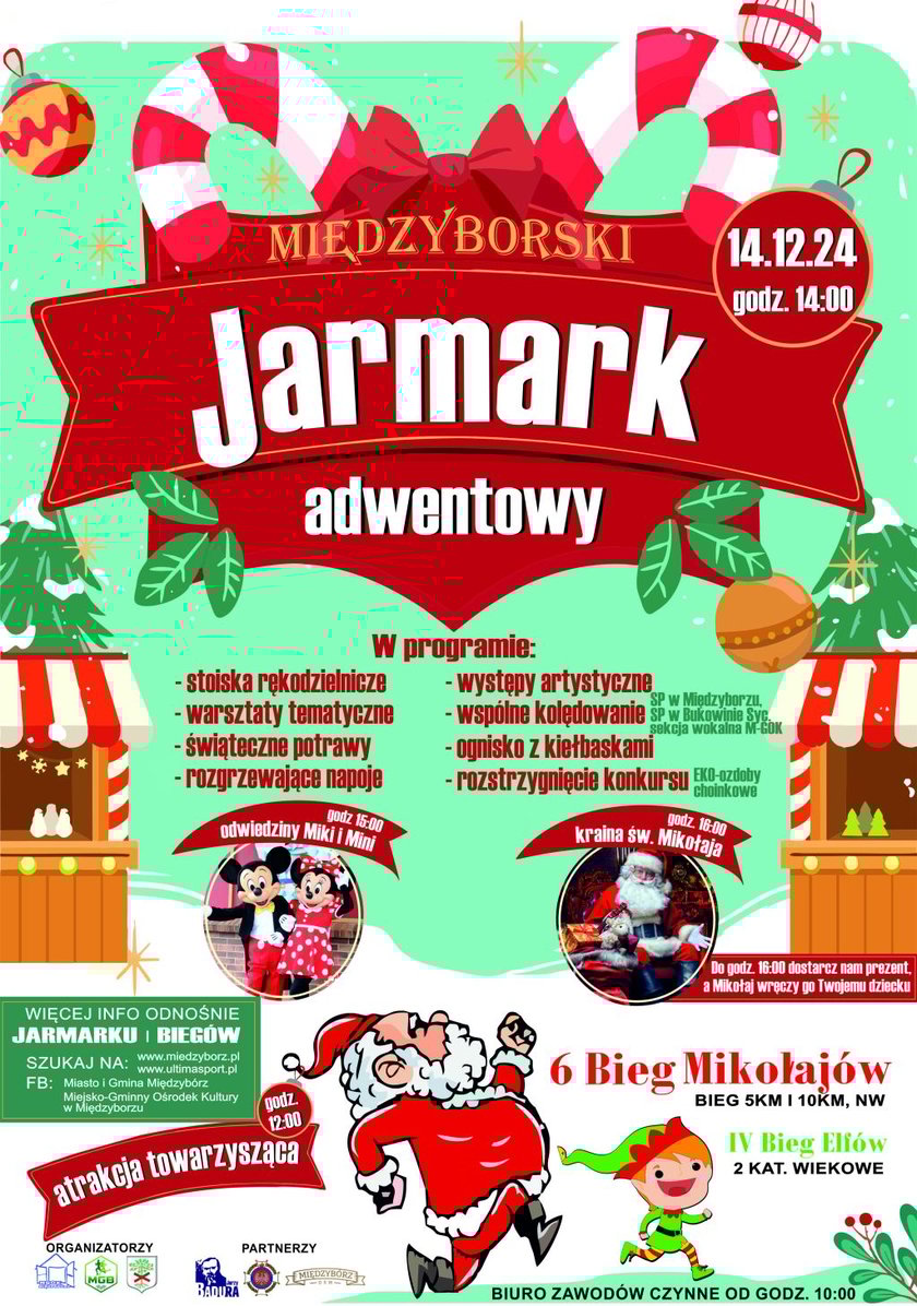 Program jarmarku w Międzyborzu, 14 grudnia, od godz. 14