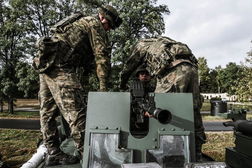 Żołnierze 10. Wrocławskiej Brygady Łączności w akcji