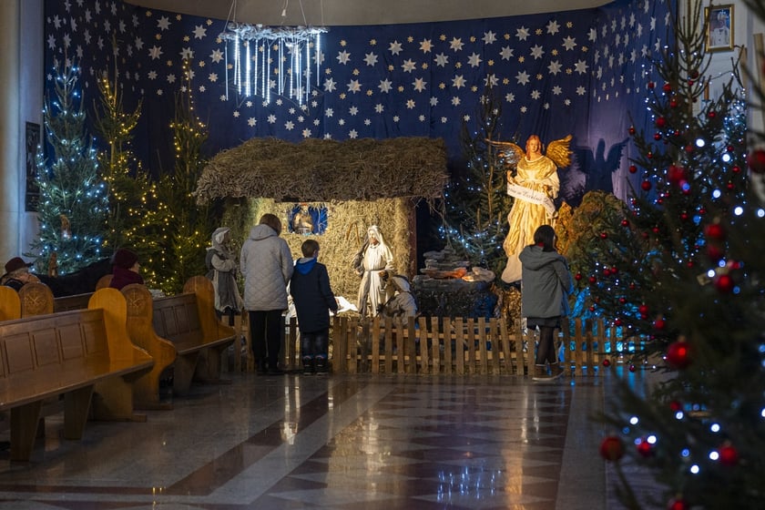 Szopka w kościele Karola Boromeusza