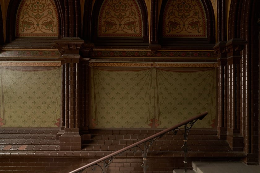 Wnętrza dawnej Kliniki Chururgii Uniwersytetu Medycznego we Wrocławiu