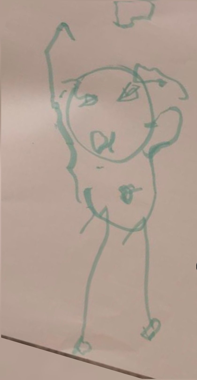 Maskotki uszyte na podstawie rysunk&oacute;w dziecięcych oraz same rysunki