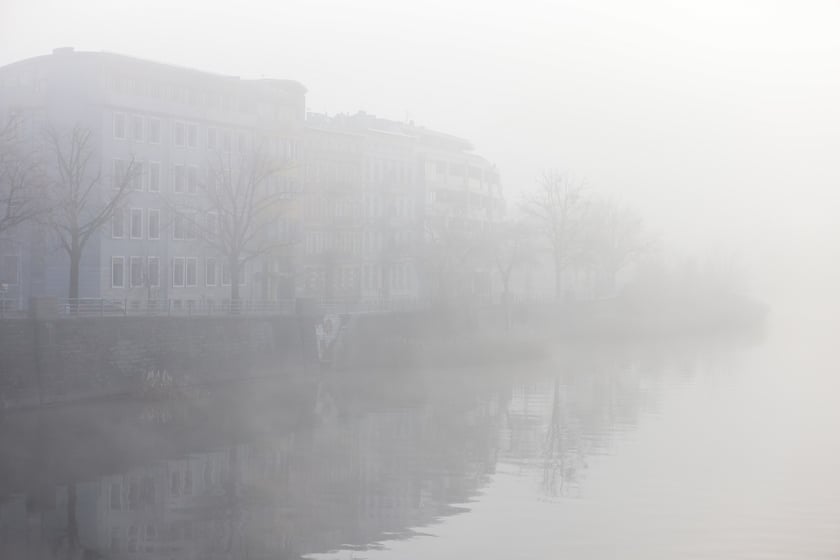 Wrocław we mgle - zdjęcia z poranka 29.12.2024 r.