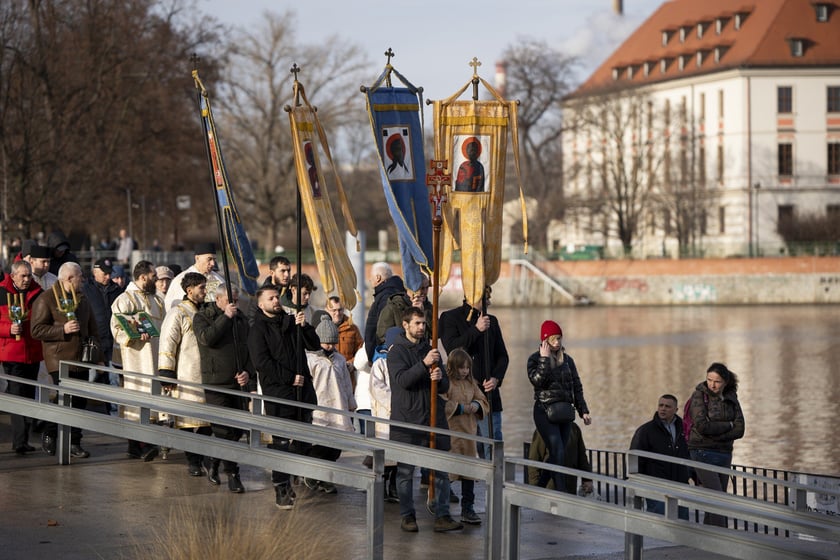 Święto Jordan w dniu Objawienia Pańskiego (6 stycznia 2024) we Wrocławiu