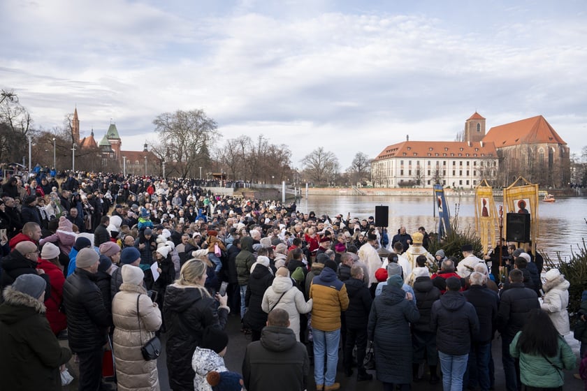 Święto Jordan w dniu Objawienia Pańskiego (6 stycznia 2024) we Wrocławiu