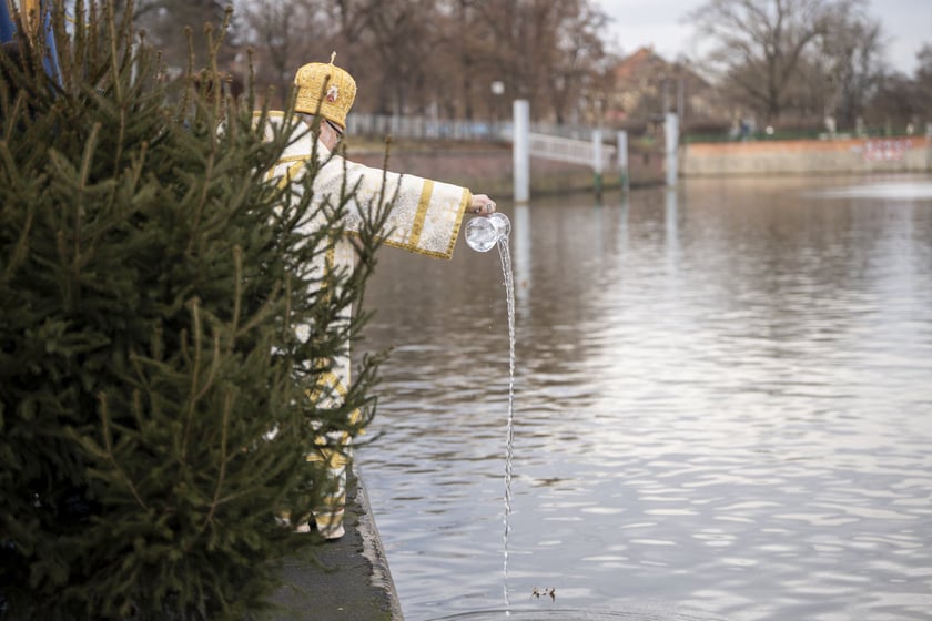 Święto Jordan w dniu Objawienia Pańskiego (6 stycznia 2024) we Wrocławiu