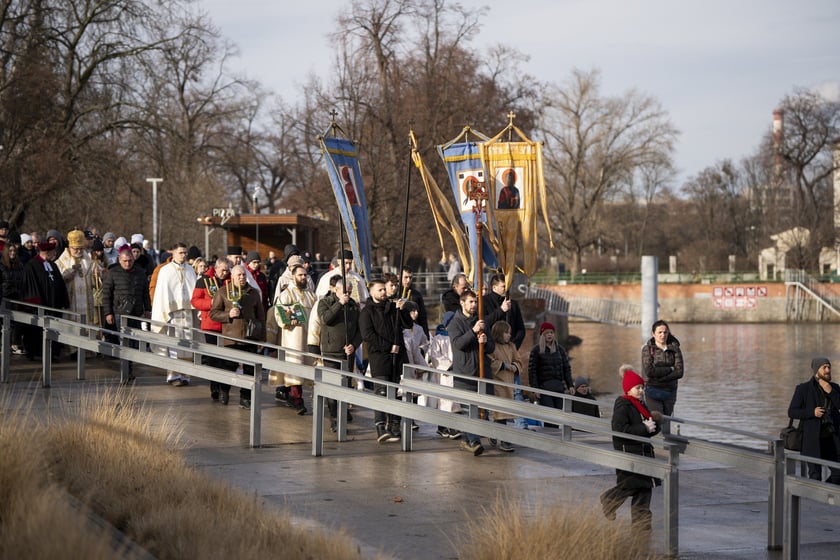 Święto Jordan w dniu Objawienia Pańskiego (6 stycznia 2024) we Wrocławiu