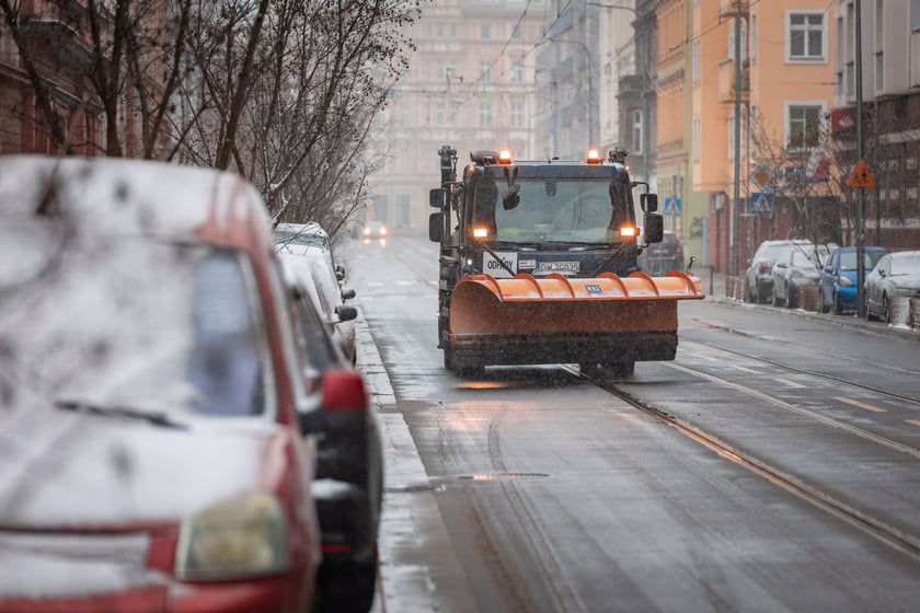 Śnieg we Wrocławiu, 11.01.2025