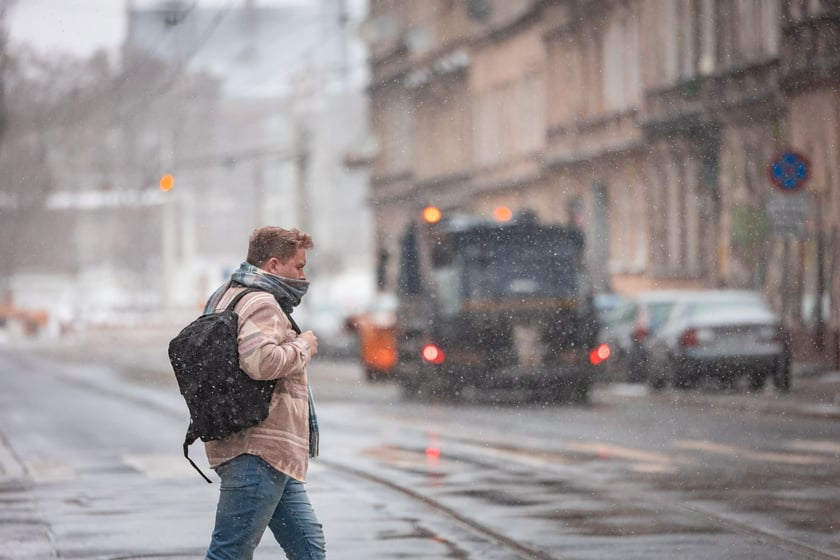 Śnieg we Wrocławiu, 11.01.2025