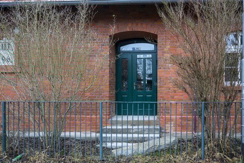 Budynek rady osiedla na Pawłowicach po przebudowie (styczeń 2025)