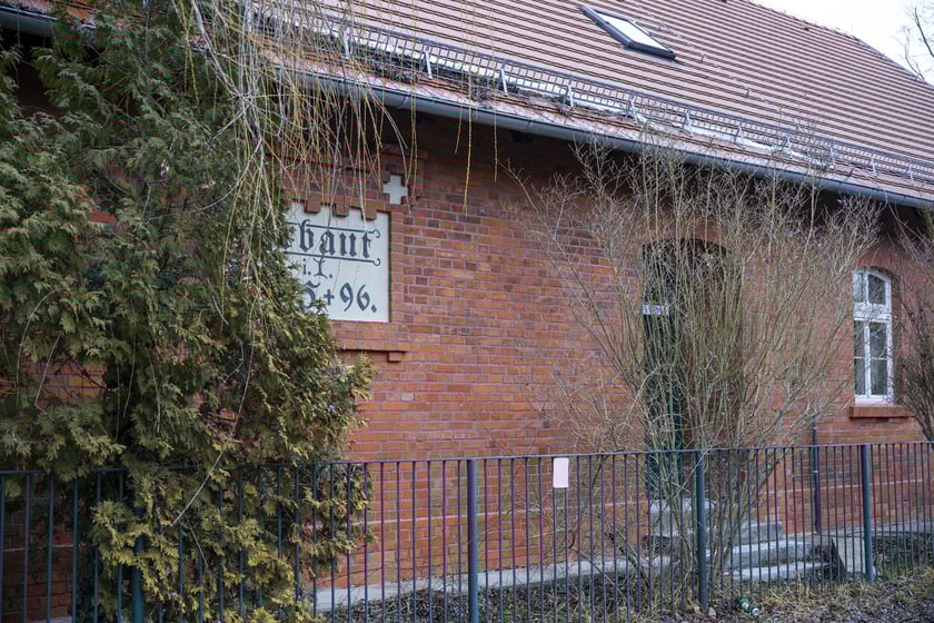 Budynek rady osiedla na Pawłowicach po przebudowie (styczeń 2025)