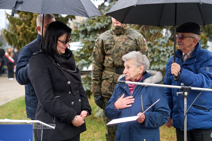 Uroczystości upamiętniające ofiary marszu śmierci. Wrocław, Leśnica, 23.01.2025