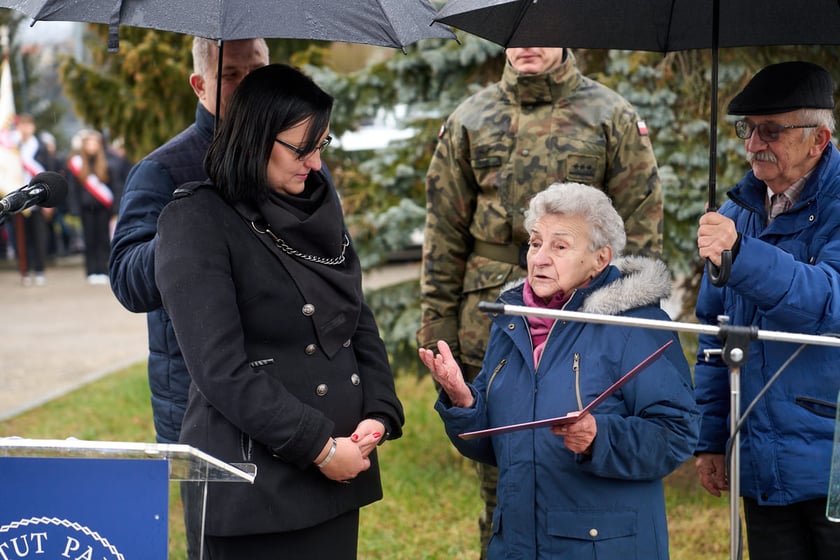 Uroczystości upamiętniające ofiary marszu śmierci. Wrocław, Leśnica, 23.01.2025