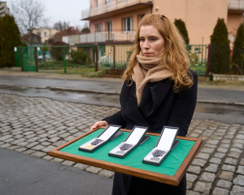 Uroczystości upamiętniające ofiary marszu śmierci. Wrocław, Leśnica, 23.01.2025