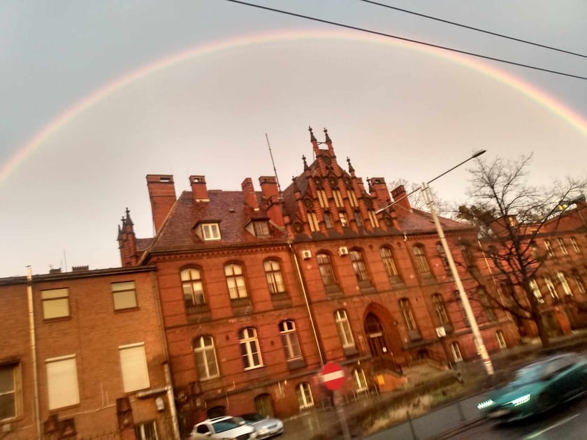 Tęcza nad Wrocławiem