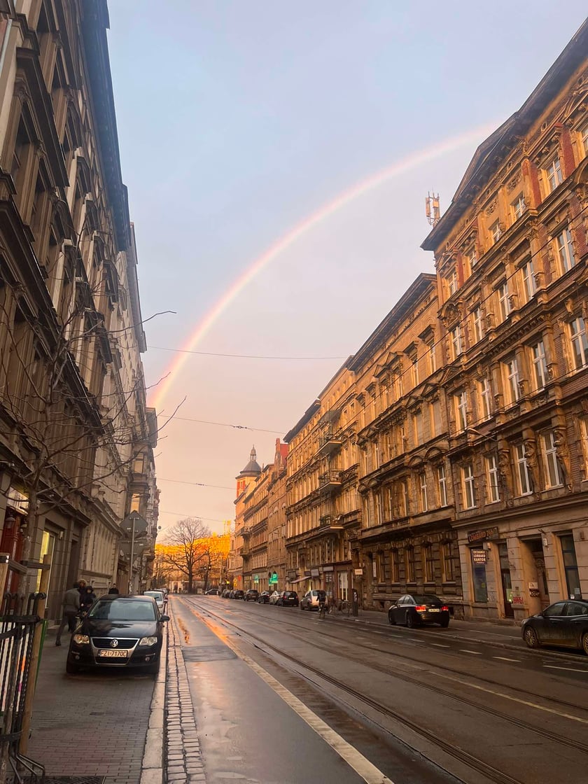 Tęcza nad Wrocławiem