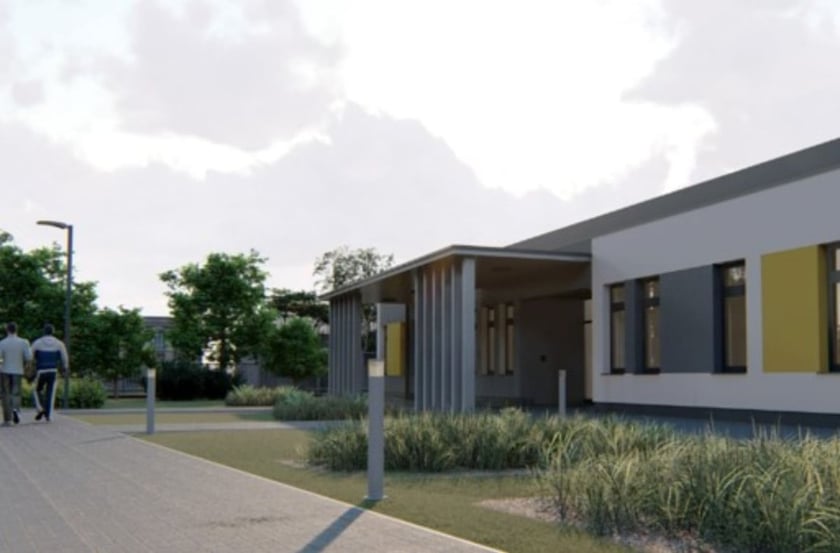 Wizualizacja ośrodka dla osób w kryzysie bezdomności przy ul. Popielskiego 8