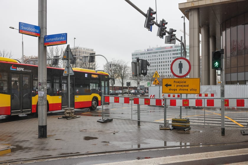 1 marca - zmiana organizacji ruchu pod Arkadami Wrocławskimi