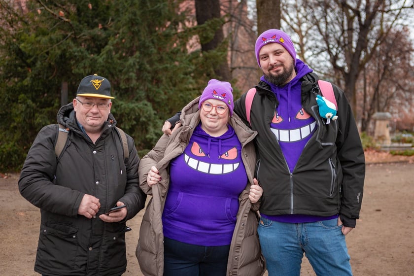 Gra Pokemon Go Tour Park w parku Słowackiego we Wrocławiu (1 marca 2025)