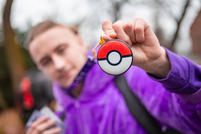 Gra Pokemon Go Tour Park w parku Słowackiego we Wrocławiu (1 marca 2025)