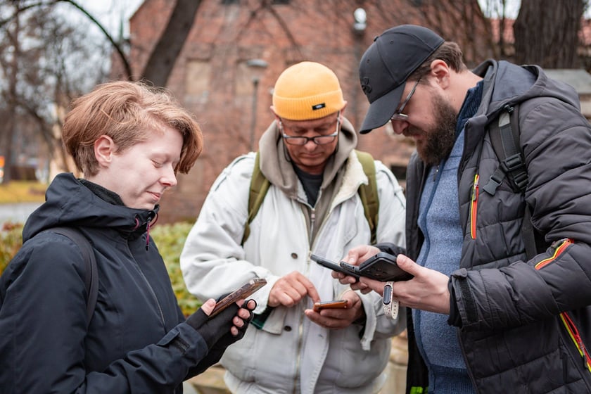 Gra Pokemon Go Tour Park w parku Słowackiego we Wrocławiu (1 marca 2025)