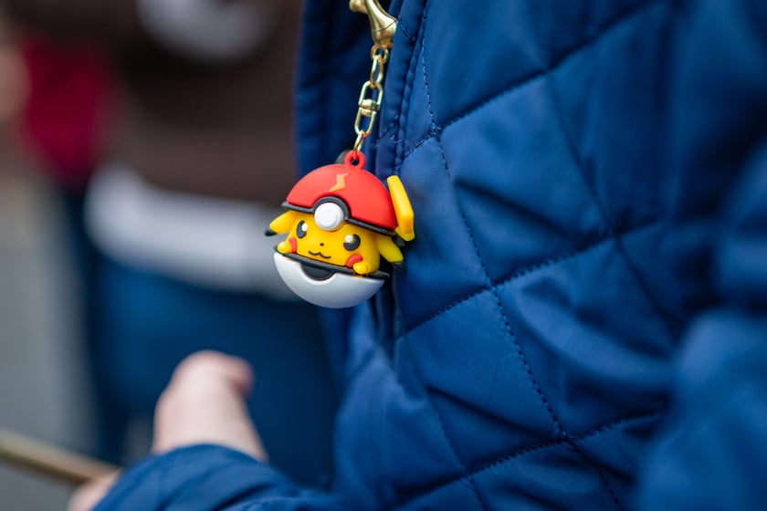 Gra Pokemon Go Tour Park w parku Słowackiego we Wrocławiu (1 marca 2025)